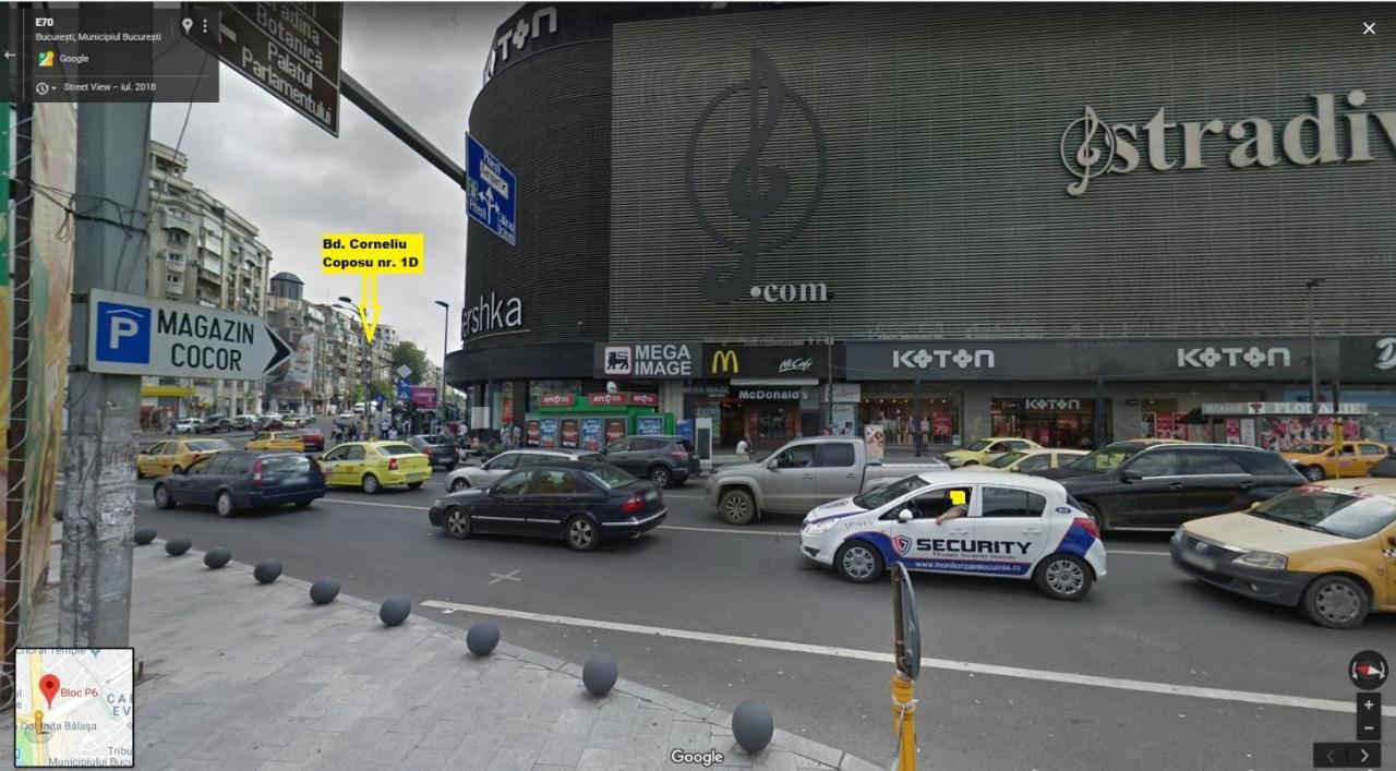 Domum Unirea, Across The Street Of Old City Center Bukarest Exteriör bild